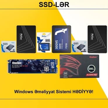 Другие комплектующие: SSD-lər” ⭐2.5 SSD 128GB Netac (Yeni) - 40 AZN ⭐2.5 SSD 128GB Netac — 1
