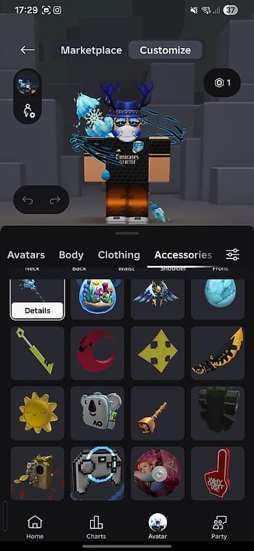 robux qiymetleri: Roblox hesabı satılır. Hesabda bir dənə Limited papaq var. Hesabda — 10