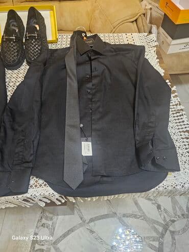 oğlanlar üçün son zəng paltarı: Klassik Şalvar, rəng - Qara — 6