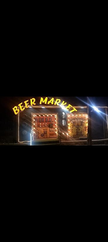 Butkalar, köşklar: Hazır biznes olaraq satılır. İlkin qiymət 10.000 manat. Beer Market – — 2