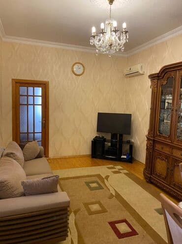 3 otaqlı, 100 kv. m, Yeni təmirli