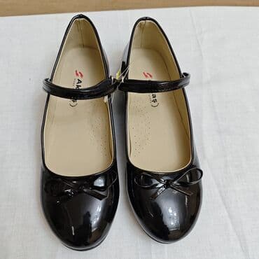 ГАЗ: Цвет - Черный Балетки, Размер: 36, Для девочек — 1