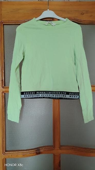 Alt paltarı: Qadın üst geyimləri dəsti 1) Açıq yaşıl, uzunqollu bluz: alt — 1