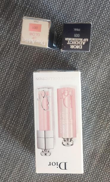 комплект: Dior Addict dodaq baxımı dəsti – Lip Maximizer + Lip Glow (Travel — 3