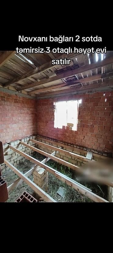 suvelanda ucuz evler: Novxanı bağları ərazisində 2 sot torpaq sahəsində yerləşən 3 otaqlı — 9