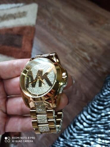 almaniyada saat neçədir: Yeni, Qol saatı, Michael Kors, rəng - Qızılı — 3