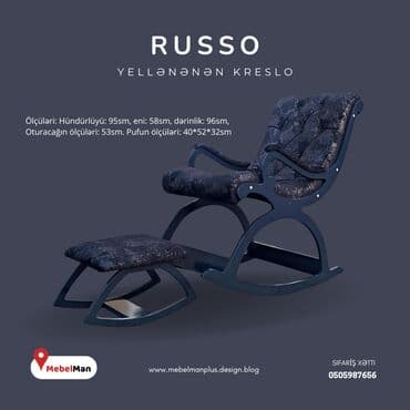 массажные кресло: Yellənən kreslo (Kreslo-kaçalka) RUSSO Yeni nəsil yellənən kresloya — 1