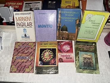 Dini kitablar: Kitabların hər biri 2 azn. Tək-tək satılmır. Toplu şəkildə alana əlavə — 2