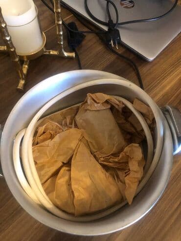 dəmir qazan: Qazan, rəng - Gümüşü, Paslanmayan polad, 3 l, 20 sm, Rusiya — 3