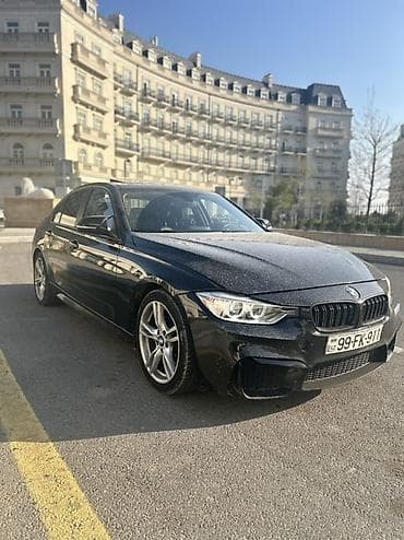 Avtomobil satışı: BMW 328d, sedan, qara rəng. - Dizel mühərrik (328d) – güclü və — 3