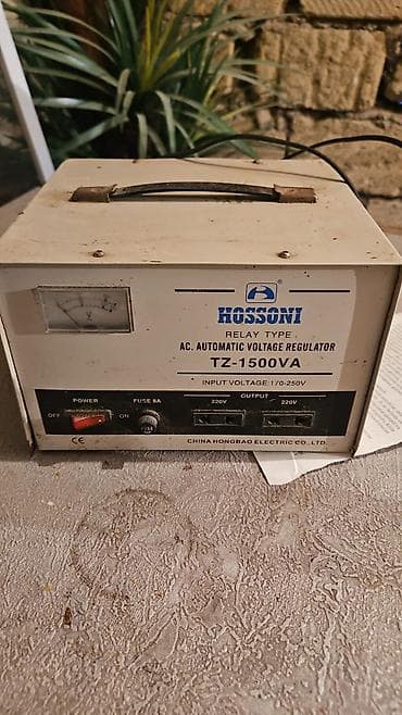 yastiq sekilleri: HOSSONI TZ-1500VA – Avtomatik Gərginlik Tənzimləyicisi (relay tip) - — 2