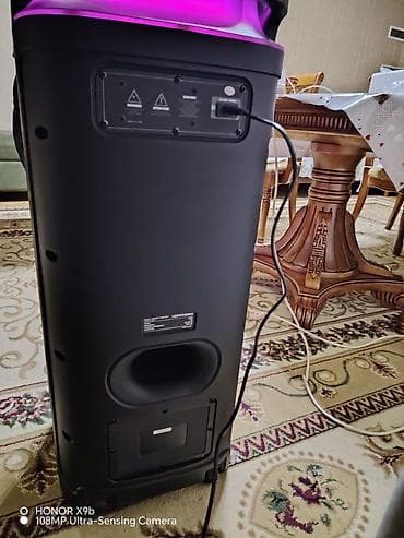 Микрофоны: Parti tipli güclü səs sistemi – LED işıqlı, çoxfunksiyalı hoffman — 5