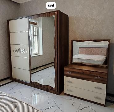 tavalar: Yataq otağı üçün şkaf və paltar masası dəsti. – Dəst tərkibi: • — 1