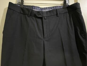 женские длинные майки: Классические Мужские брюки, New Yorker, цвет - Черный — 7