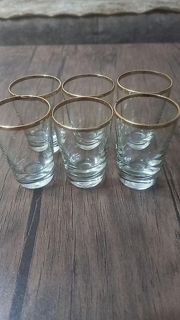 ucuz aboy: Rümkalar, rəng - Qızılı, Şüşə, 6 ədədli dəst, Rusiya — 2