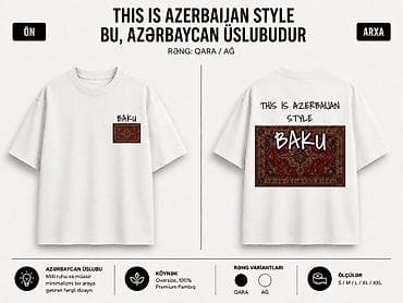 trapes salvar modelleri: Məhsul: “This is Azerbaijan Style – BAKU” oversize köynək — 1