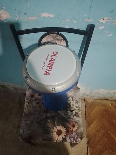 darbuka satış: OLAMPIA model JAPAN darbuka (dəfin/darbuka) – mavi gövdəli, metal — 2