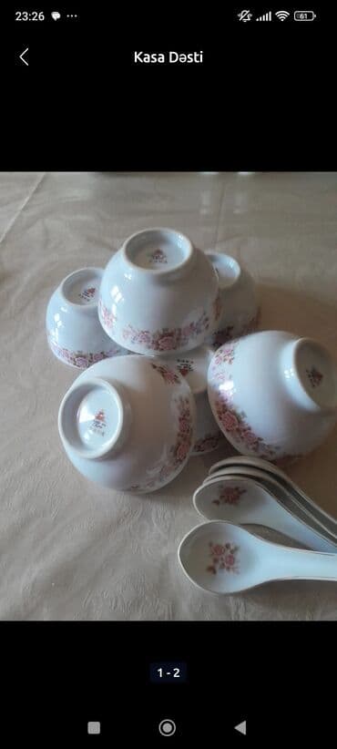 Kasalar, rəng - Ağ, Farfor, SSRİ