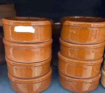 dovğa: Gil südlük/küpə – əl işidir - Material: təbii gil, yüksək — 8