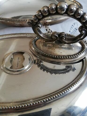 mis samovarlar: Boşqab, 1900 il, Mis — 10