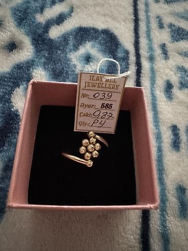 Üzük, Pandora, Sarı qızıl, 585 Əyar, Qaşsız