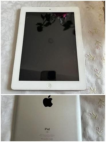 ipad qiyməti: Apple iPad planşet - Model: iPad (ağ ön çərçivə, alüminium arxa — 1