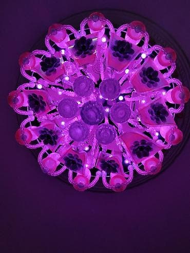 Led люстры: Led люстра, 4 и более ламп, Стекло — 2