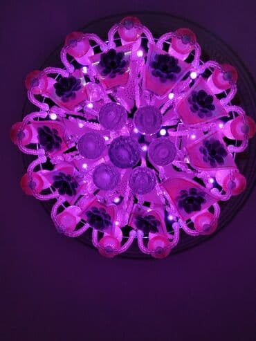 Горшки для растений: Led люстра, 4 и более ламп, Стекло — 3