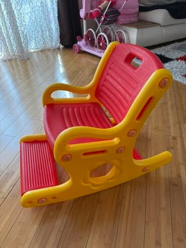 usaq ucun yellencekler qiymetleri: Uşaq üçün yelləncək kreslo - Material: möhkəm və qalın plastiktən — 1