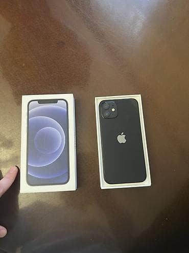 imac ikinci el: IPhone 12, Qara, Face ID — 6