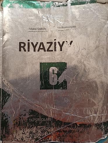 Məhsul: “Riyaziyyat – 6” test tapşırıqları kitabı Xüsusiyyətlər: -