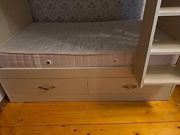 paltar rəfi: Oğlan və qız üçün, Yeni, Çarpayı, Matras ilə, Siyirməli, MDF — 6