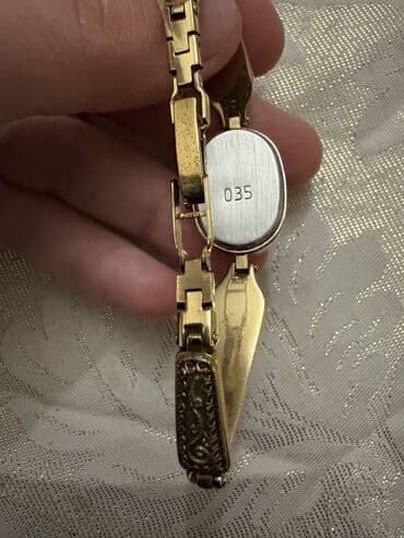 esger saati: Qol saatı, Luch, rəng - Qızılı — 3