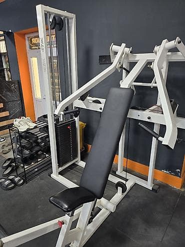 gitara kabel: Vasil Gym markalı peşəkar trenajor – oturacaqlı ştanqsız sinə pressi — 2