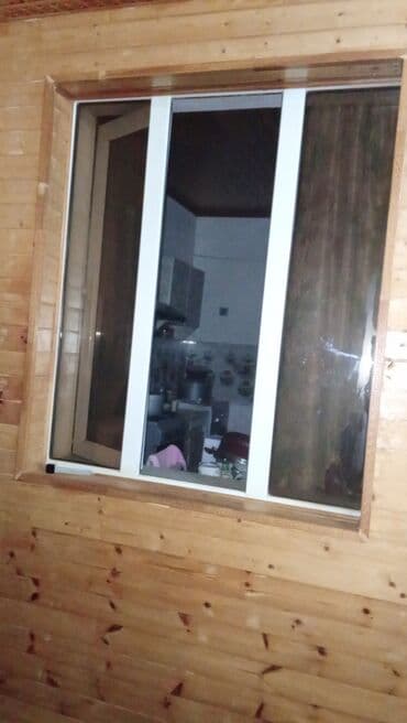 Taxta-şalban: PVC pəncərə və cam sistemləri - Material: ağ rəngli PVC profil - — 5