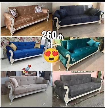 qəhvə: Divan, Yeni, Açılmayan, Bazasız, Vеlur parça — 1
