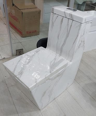 Mərmər naxışlı kompak tualet qabı - Dizayn: Birparça (monoblok) lalafo.az -da Mərmər naxışlı kompak tualet qabı - Dizayn: Birparça (monoblok)