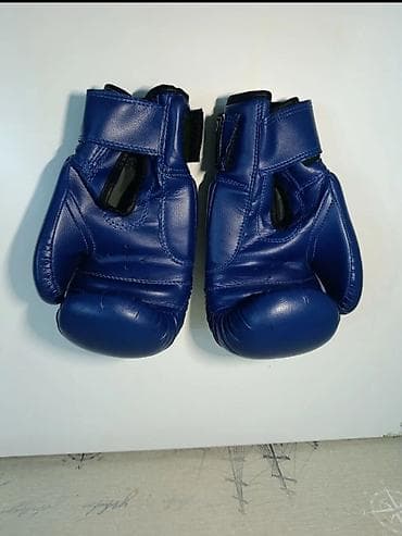 big bag: Adidas boks əlcəkləri - Rəng: mavi/ağ - Brend loqosu ön hissədə və — 2