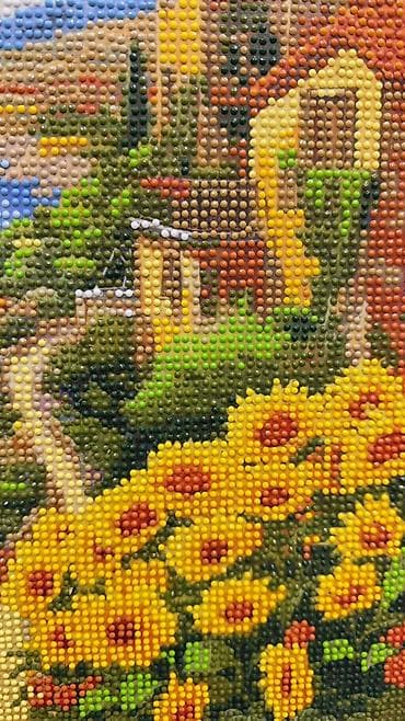 cipsi sekilleri: Məhsul: Rəqəmsal mozaika (diamond painting) tablo Təsvir: - Süjet — 4