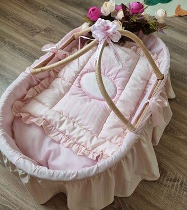 1 ayliq usaq sekilleri: Oğlan və qız üçün, Yeni, Yumru, Beşik, Dəst ilə, Matras ilə, Yellənmə mexanizmsiz — 4