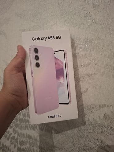Samsung Galaxy A55, rəng - Bənövşəyi, Barmaq izi