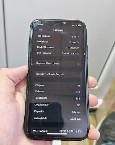 aqara smart ip camera: IPhone Xs, 512 GB, Qızılı, Face ID — 3