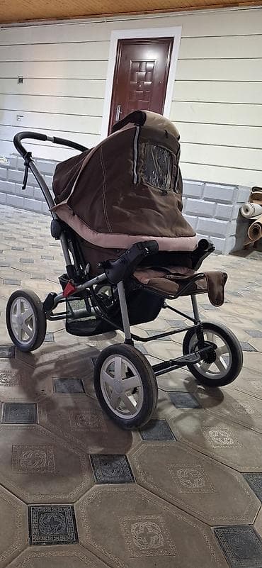 Uşaq arabası – My Modern Baby markası, 4 təkərli, böyük təkərlər və