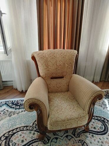 бу кровати: Məişət və mebel dəsti - Beş qapılı paltar şkafı: parlaq qəhvəyi (ağac — 7