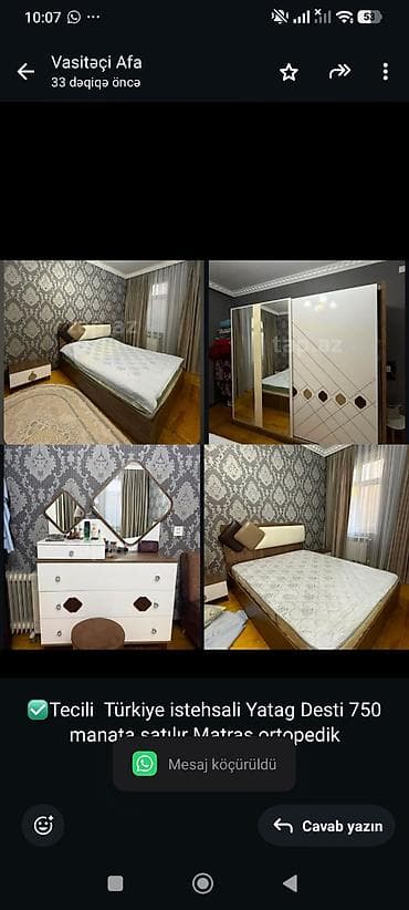 ✅Tecili Türkiye istehsali Yatag Desti 750 manata satılır Matras — 1