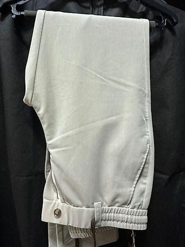 Plaşlar: Yarım klassik Şalvar, rəng - Bej — 1