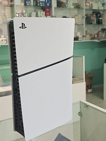 PS5 (Sony PlayStation 5): PlayStation 5 slim. usd usde 4 fefe isdifade olunub qutusuna kimi var — 2