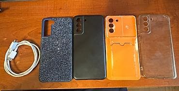 samsung tab 7: Samsung Galaxy S21 FE, 128 GB, rəng - Bənövşəyi, Barmaq izi, Simsiz şarj, İki sim kartlı — 5