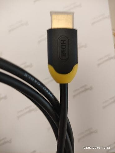 av hdmi adapter: HDMI kabel - Bir ucları – birbaşa HDMI (standart tip A) konnektorları — 2