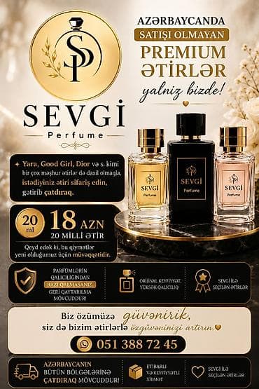 SEVGİ Perfume – Premium Ətir Seçimi • Seçimlər: Dünyaca məşhur lalafo.az -da SEVGİ Perfume – Premium Ətir Seçimi • Seçimlər: Dünyaca məşhur
